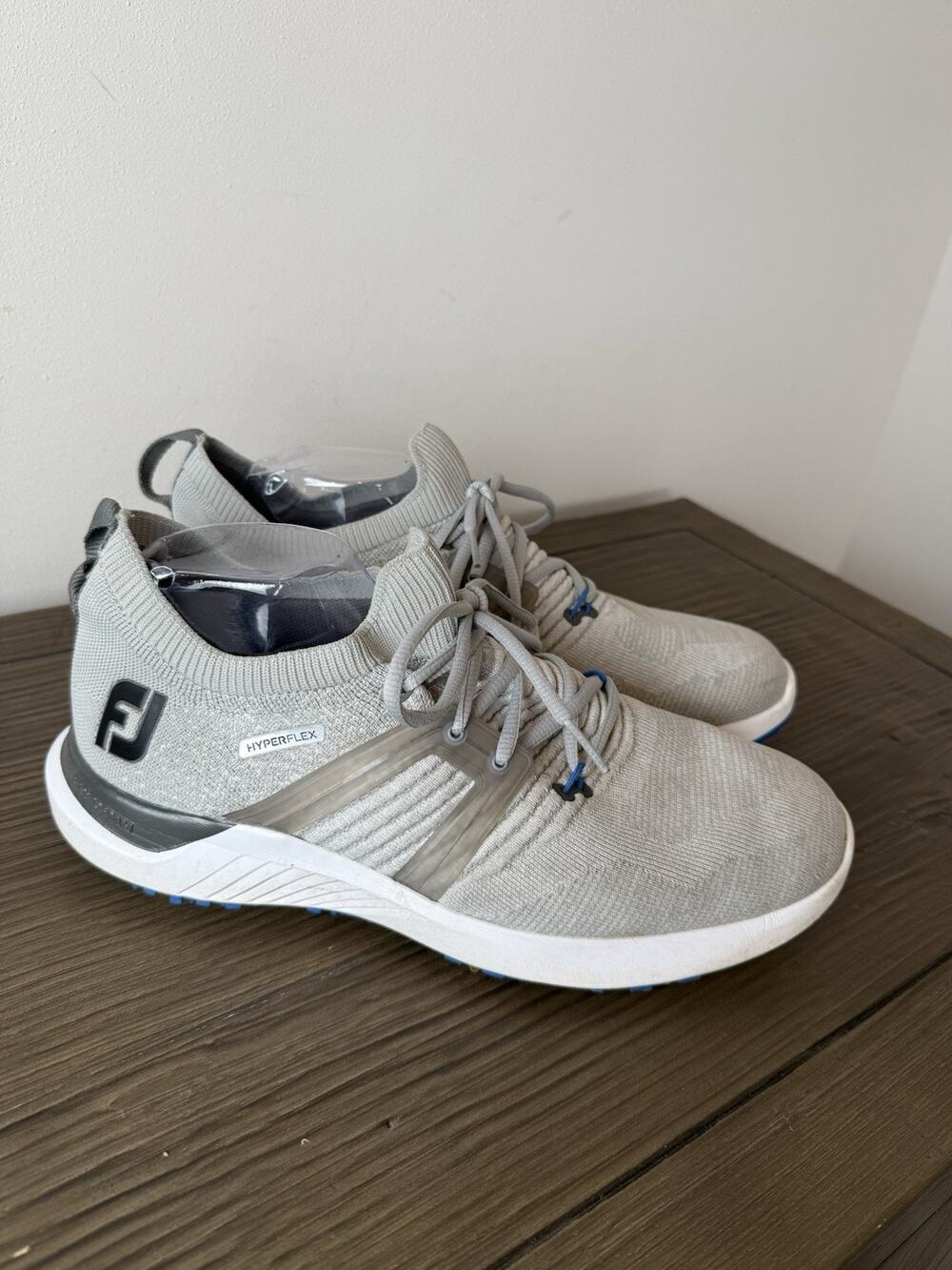 FootJoy HyperFlex Golf Shoes Grey/White/Charcoal 51080- Men's Size 10